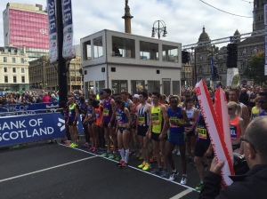 Elites at the start line.  So much inspiration.  